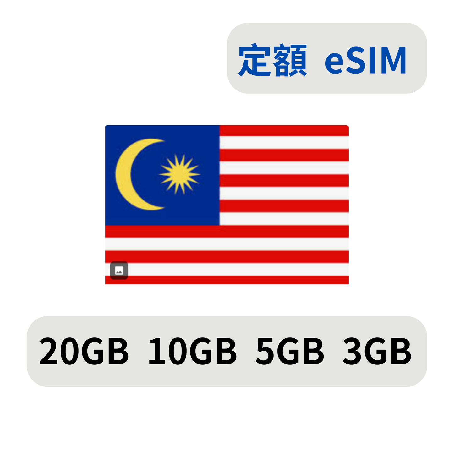 馬來西亞 定額 eSIM