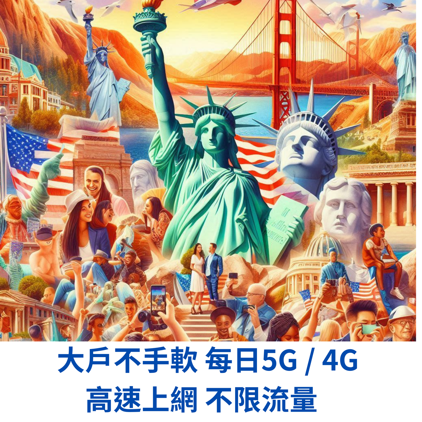 美國 暢享 eSIM 吃到飽