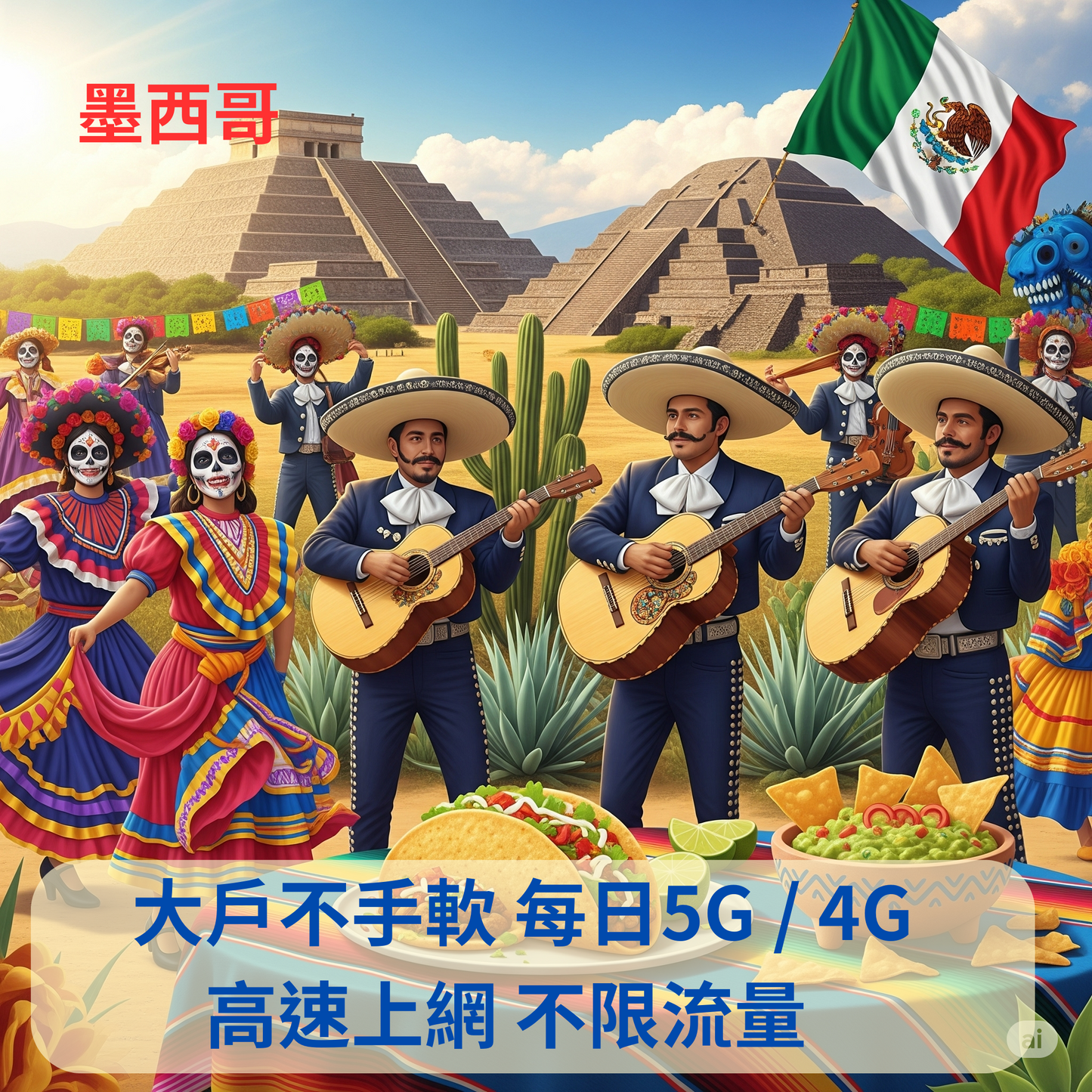 墨西哥 暢享 esim 吃到飽