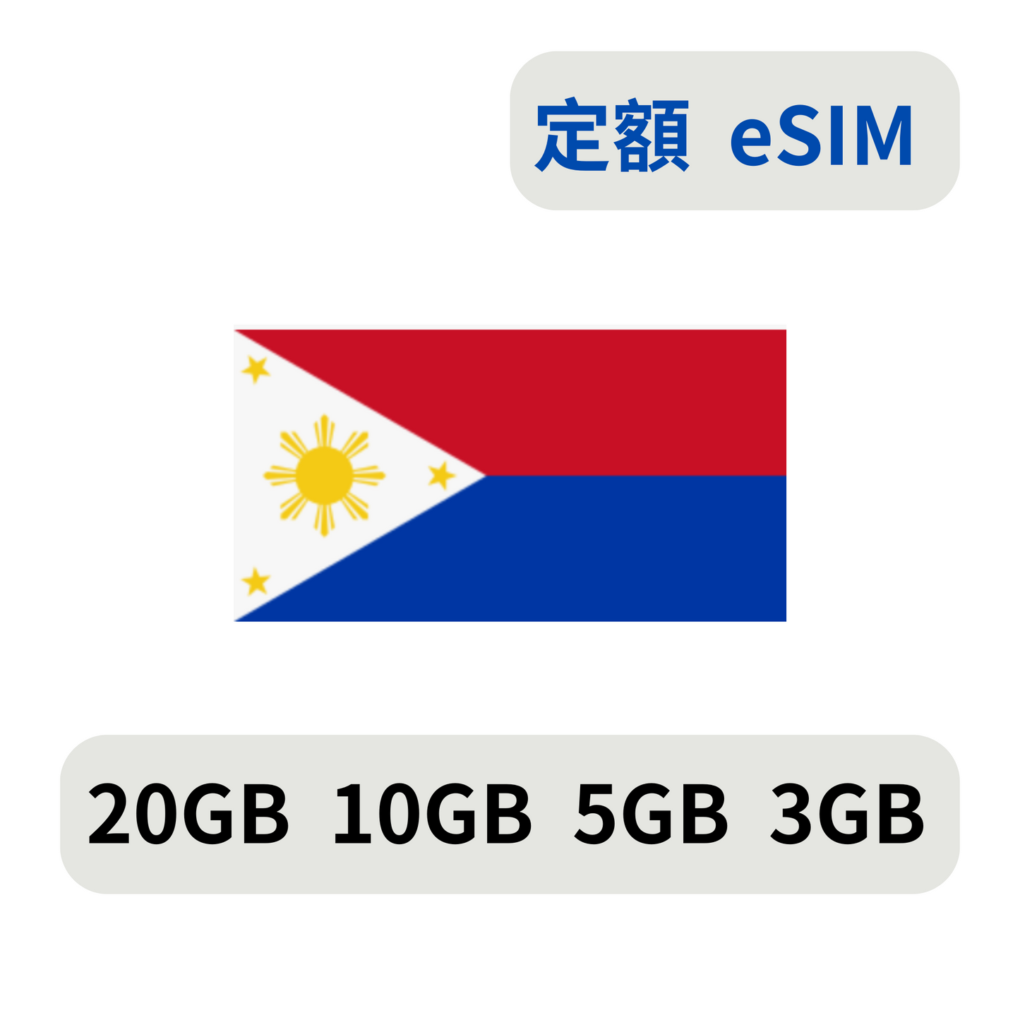 菲律賓 定額 eSIM