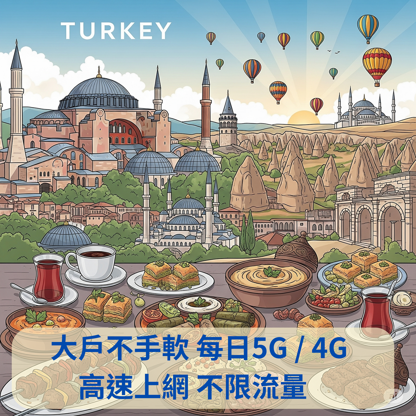 土耳其 吃到飽 esim